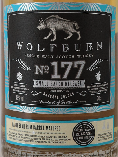 Wolfburn Batch 177 Caribbean Rum Barrel