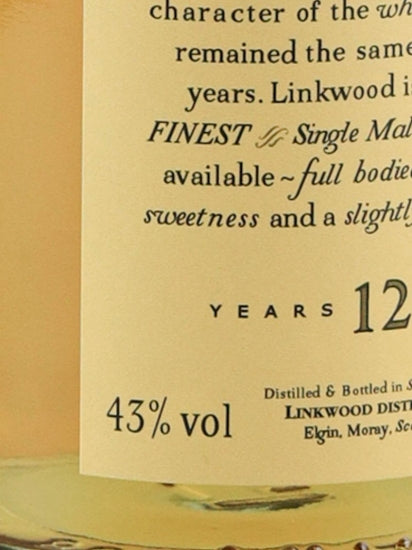Linkwood 12 Year Old 2019 Release Lot 9333
