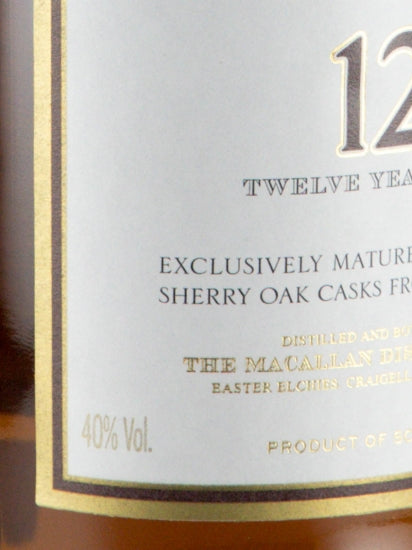 Macallan 12 Year Old Old Label 2014-10-15 Release