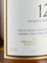 Load image into Gallery viewer, Macallan 12 Year Old Old Label 2014-10-15 Release