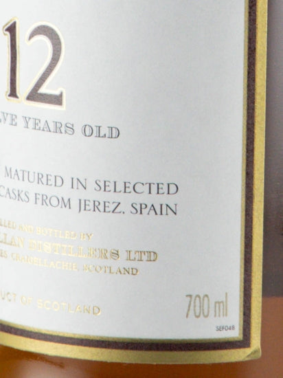 Macallan 12 Year Old Old Label 2014-10-15 Release