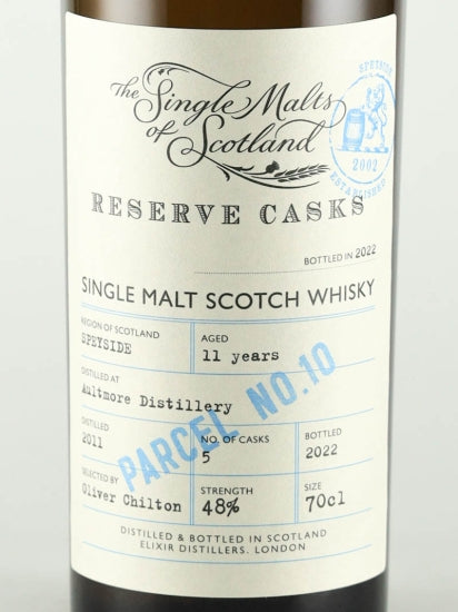 The Single Malts of Scotland Reserve Cask Old Mortlach 11 Year Old 2011