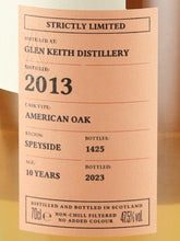 Load image into Gallery viewer, Carn Mor Strictly Limited Glen keith 10 Year Old 2013