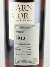 Load image into Gallery viewer, Carn Mor Strictly Limited Whitrow 10 Year Old 2013