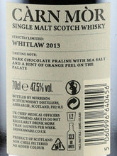 Load image into Gallery viewer, Carn Mor Strictly Limited Whitrow 10 Year Old 2013