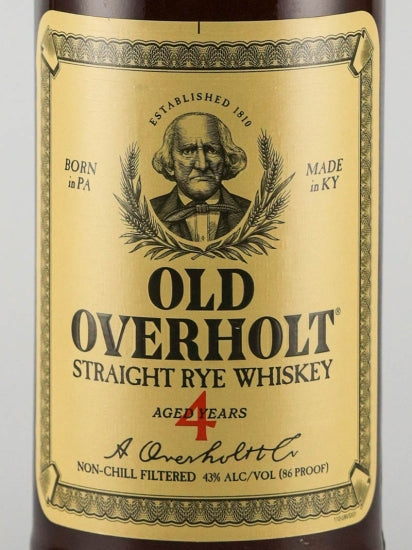 Old Overholt Straight Rye 4 Year Old 1L