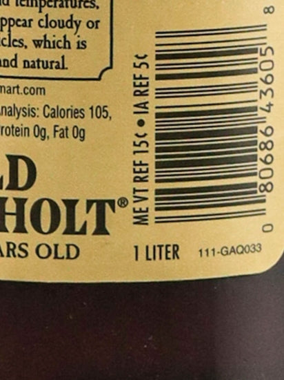 Old Overholt Straight Rye 4 Year Old 1L