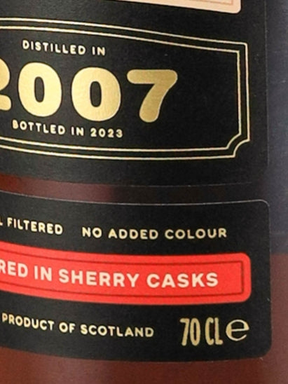 Old Perth Vintage Collection 15 Year Old 2007
