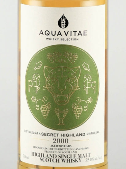 Aqua Vite Secret Highland 20 Year Old 2000