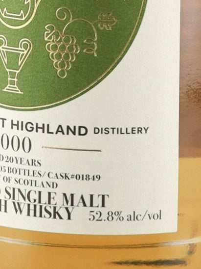 Aqua Vite Secret Highland 20 Year Old 2000