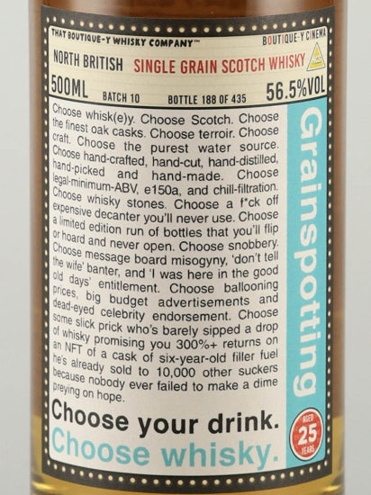 Boutique Whisky North British 25 Year Old Batch 10