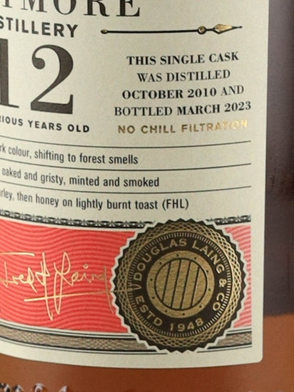 Old Particular Old Mortlach 12 Year Old 2010