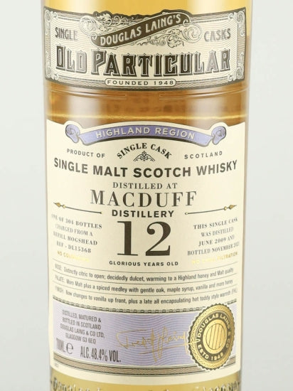 Old Particular Macduff 12 Year Old 2009