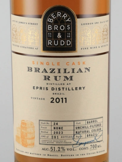 BB&R Brazilian Rum 12 Year Old 2011