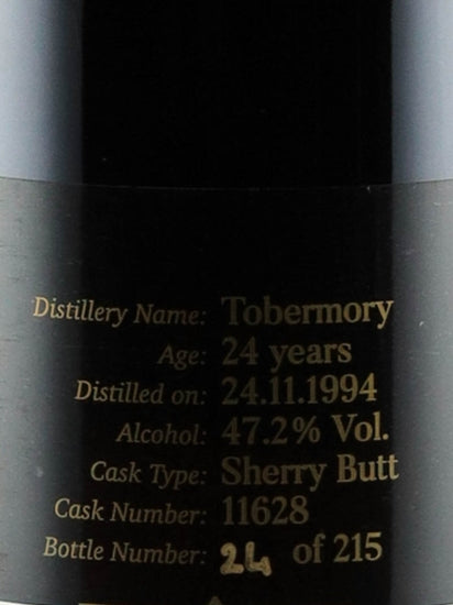 C.Dully Tobermory 24 Year Old 1994