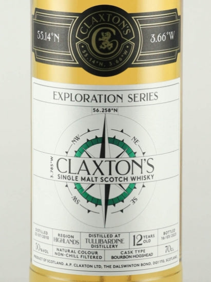 Claxton's Exploration Tullibardine 12 Year Old 2010