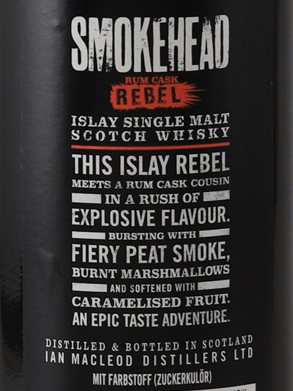 Smokehead Rum Cask Rebel
