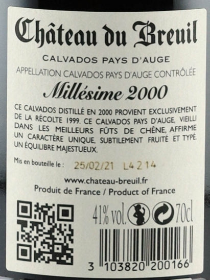 Chateau de Brueil Vintage 2000