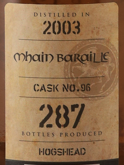 Kingsbury Gold Main Baraille 19 Year Old 2003