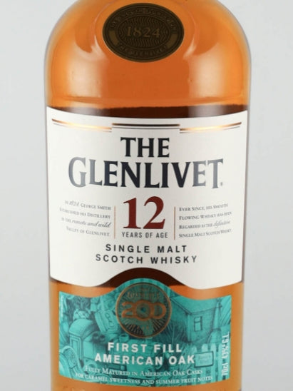 The Glenlivet 12 Year Old 200th Anniversary Limited Bottle