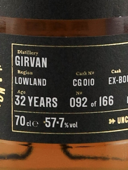 Golden Cask Girvan 32 Year Old 1989