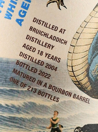 The Whisky Agency Bruichladdich 18 Year Old 2004