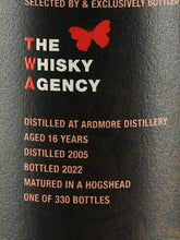 Load image into Gallery viewer, The Whisky Agency Ardmore 16 Year Old 2005