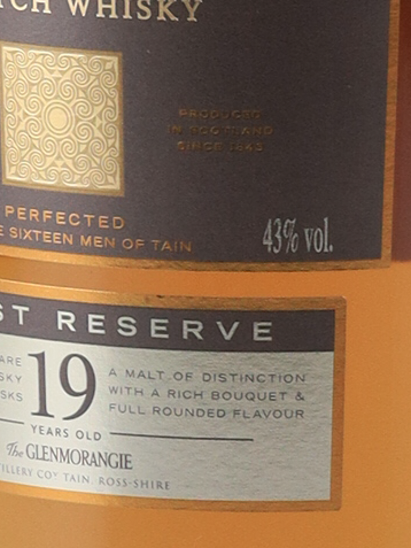 Glenmorangie 19 Year Old