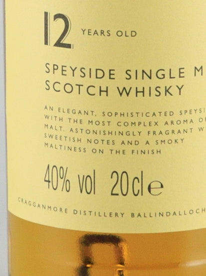 Cragganmore 12 Year Old 200ml