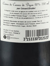 Load image into Gallery viewer, Edmon Briotte Crème de Cassis Gérard Briotte
