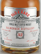 Load image into Gallery viewer, Old &amp; Rare Balmenach 32 Year Old 1990