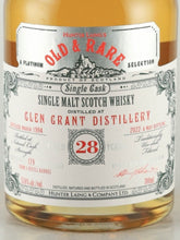 Load image into Gallery viewer, Old &amp; Rare Glen Grant 28 Year Old 1994