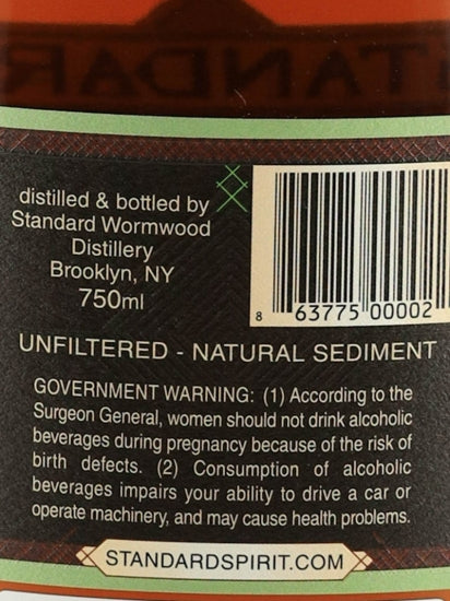Standard Spirit Wormwood Rye