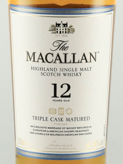 Macallan 12 Year Old Triple Cask 350ml