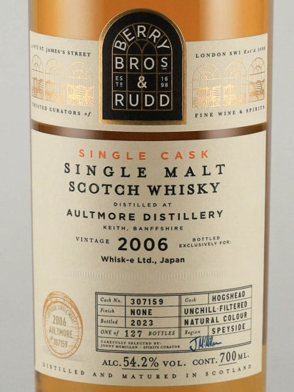 BB&R Aultmore 16 Year Old 2006