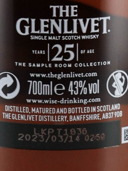 The Glenlivet 25 Year Old 2023 Release