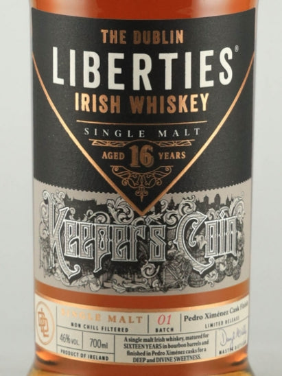 The Dublin Liberties Keeper's Coin 16 Year Old