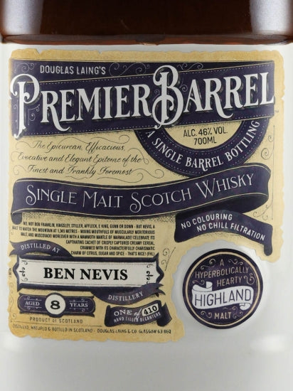 Premier Barrel Ben Nevis 8 Year Old