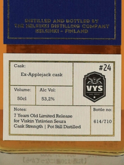 Helsinki Whisky Single Malt #24