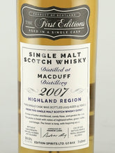 Load image into Gallery viewer, First Editions Macduff 15 Year Old 2007