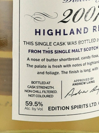 First Editions Macduff 15 Year Old 2007
