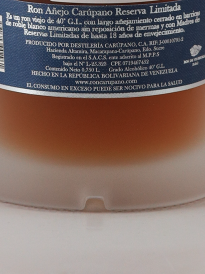 Ron Carupano Riserva Limitada