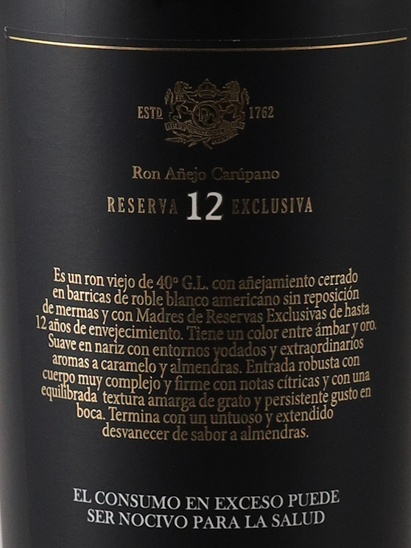 Ron Carupano 12 Year Old Riserva Exclusive