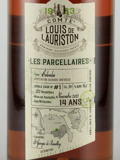 Louis De Lauriston Parcelaire 14 Year Old Single Cask #1