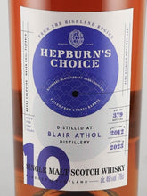 Load image into Gallery viewer, Hepburn's Choice Blair Athol 10 Year Old 2012