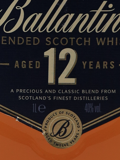 Ballantine's 12 Year Old 1L
