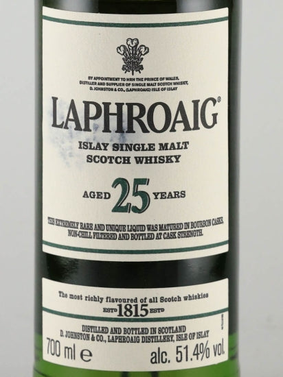 Laphroaig 25 Year Old Cask Strength 2019 Release