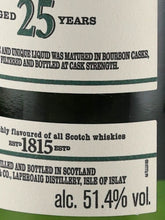 Load image into Gallery viewer, Laphroaig 25 Year Old Cask Strength 2019 Release