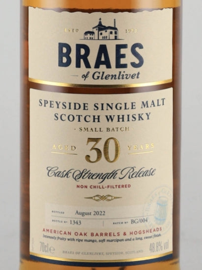 Blazs of The Glenlivet 30 Year Old