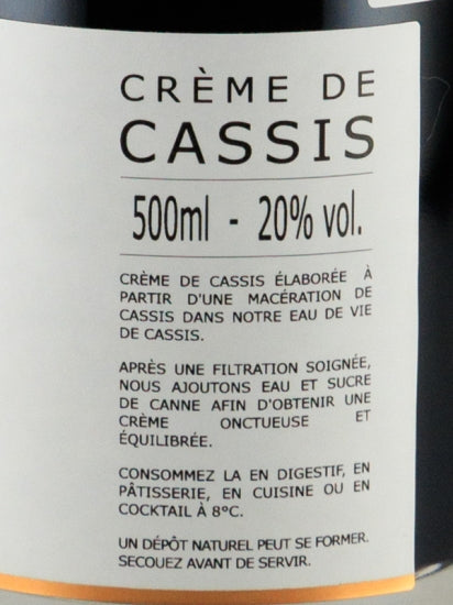 Jean Paul Mette Creme de Cassis 500ml